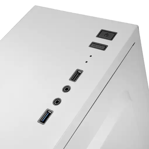 Mars Gaming MC100W - Caja Gaming ATX, ventilador 90mm FRGB, ventilación convect-co
