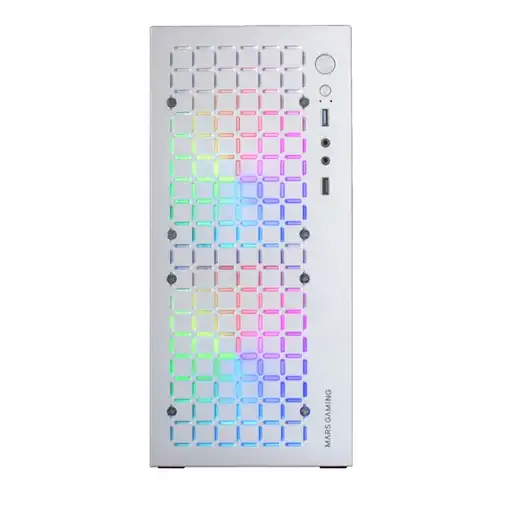 Mars Gaming MC-CORE, Caja Gaming Compacta MicroATX, Diseño Frontal Metal-Mesh, Ven