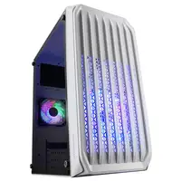 Mars Gaming MC-S2, Caja PC Compacta Gaming Micro-ATX, 2 Ventiladores FRGB Raibow c
