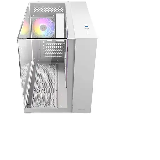 Antec CX600M Trio ARGB White Mini Tower Transparente, Blanco