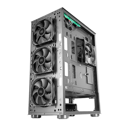 Mars Gaming MC-PRO2, Torre Profesional E-ATX, Sistema CPU Freezer, 5 Ventiladores