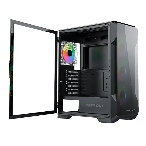 KeepOut XC-901 PRO carcasa de ordenador Negro
