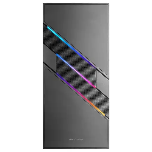 Mars Gaming MC-U3, Caja PC Gaming ATX XL, Frontal Triple ARGB, Ventilador 12cm ARG