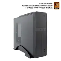 CoolBox CAJA MATX SLIM T310 USB-C 3.2 GEN1 + MULTILECTOR SD FTE 300SBZ 80+BRONZE