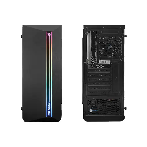 Deep Gaming DEEPGAMING CAJA ATX A200 USB 3.2 GEN1 SIN FTE. ARGB + 1 VENTILADOR IRI