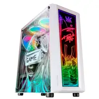 Mars Gaming MC-ART Blanco, Caja PC Gaming ATX, Doble Cristal Templado Dibujable, A