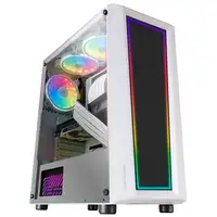 Mars Gaming MC-ART Blanco, Caja PC Gaming ATX, Doble Cristal Templado Dibujable, A