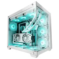 Mars Gaming MCV4 Blanco, Torre Gaming Custom XXL E-ATX, Ventana Cristal Templado L