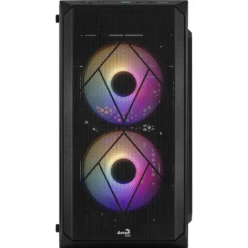 Aerocool CS107V2 carcasa de ordenador Mini Tower Negro