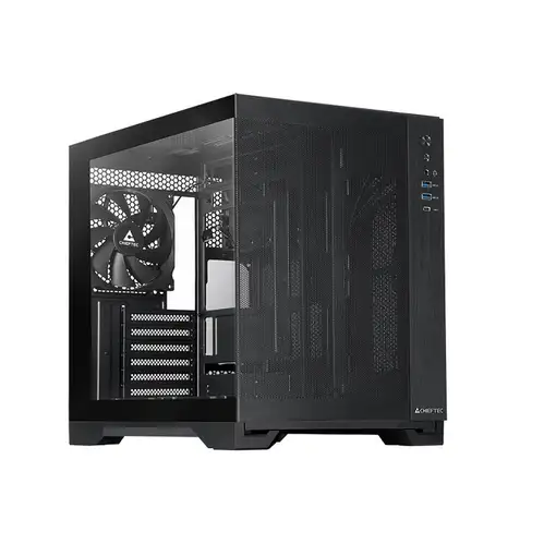 Chieftec mATX Gehäuse GM-30B-M-OP, black Cubo Negro