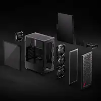 XPG VALOR AIR Midi Tower Negro