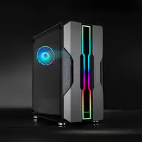 TooQ Caja Semitorre Gaming TQGCC103-B “NIGHTCITY” Negra