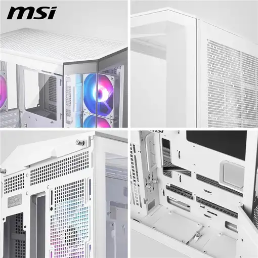 MSI MAG Pano 100R PZ Midi Tower Blanco