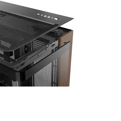Antec C8 Curve Wood Full Tower Negro, Transparente, Madera