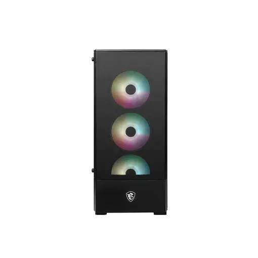 MSI MAG Forge 112R Midi Tower Negro, Transparente