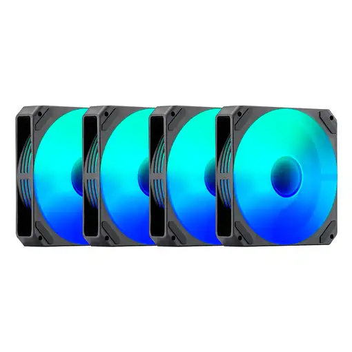 ABYSM Danube Sava H500 Black Escritorio Negro, Transparente