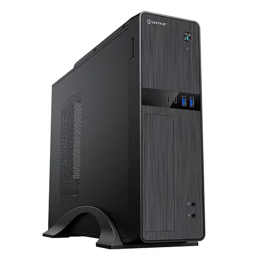 UNYKAch Caja Ordenador Micro ATX UK2011 Con Fuente de Alimentación SFX de 450W inc