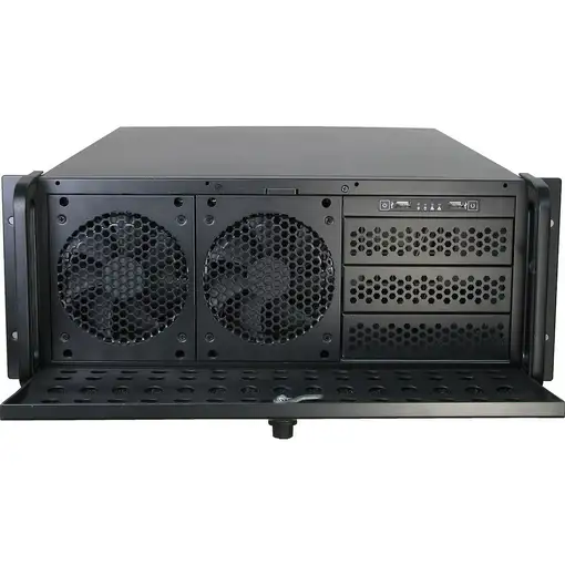 Inter-Tech IPC 4U-4129L Estante Metálico, Plata