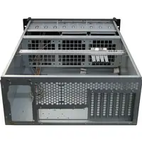 Inter-Tech IPC 4U-4129L Estante Metálico, Plata