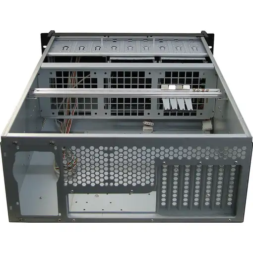 Inter-Tech IPC 4U-4129L Estante Metálico, Plata