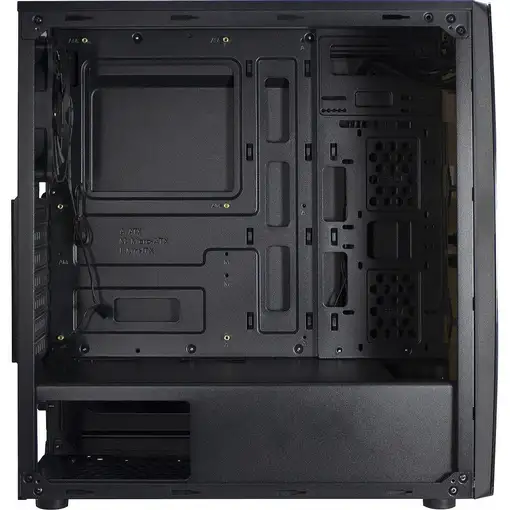 Inter-Tech 88881309 carcasa de ordenador Mini Tower Negro