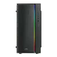 Mars Gaming MCM, Caja PC Micro ATX, Compacta, 16 Modos ARGB, Ventilador 8 cm