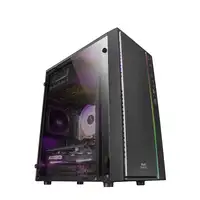 Mars Gaming MCM, Caja PC Micro ATX, Compacta, 16 Modos ARGB, Ventilador 8 cm