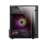 Mars Gaming MCM, Caja PC Micro ATX, Compacta, 16 Modos ARGB, Ventilador 8 cm