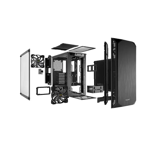 be quiet! BGW34 carcasa de ordenador Midi Tower Negro