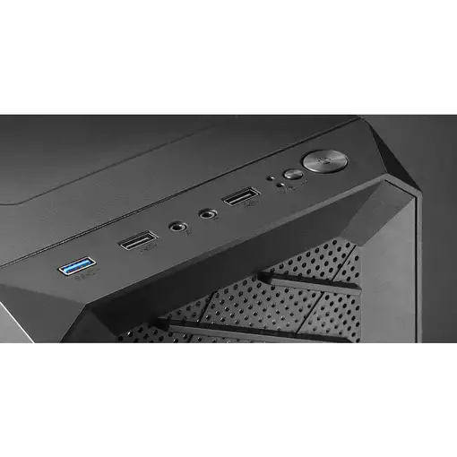 Mars Gaming MC-2000, Caja Semitorre ATX, Ventana Lateral Completa, Diseño Frontal