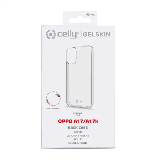 Celly GELSKIN funda para teléfono móvil 16,7 cm (6.56\) Transparente