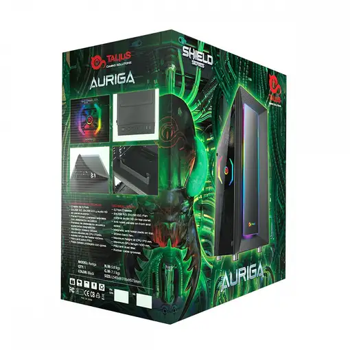 TALIUS Caja Atx gaming Auriga cristal templado USB 3.0