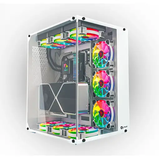 TALIUS CAJA ATX GAMING CRONOS FROST RGB CRISTAL TEMPLADO USB 3.0