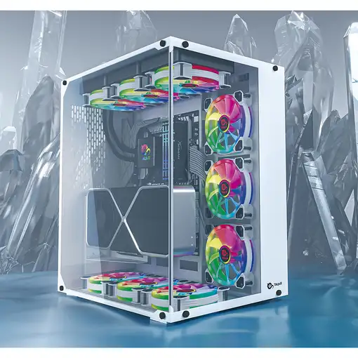 TALIUS CAJA ATX GAMING CRONOS FROST RGB CRISTAL TEMPLADO USB 3.0