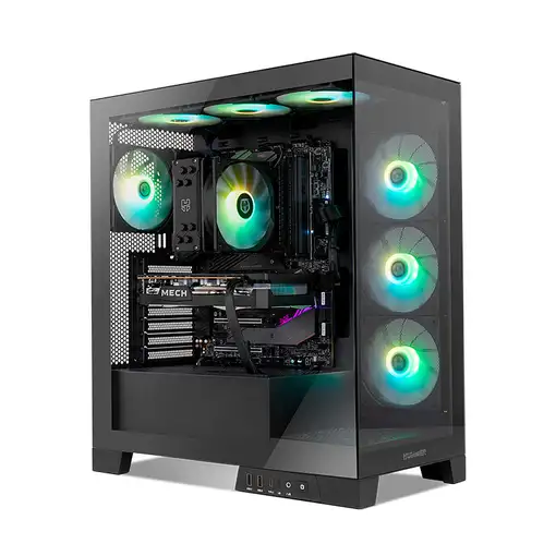 NOX Hummer Glock Black Midi Tower Negro