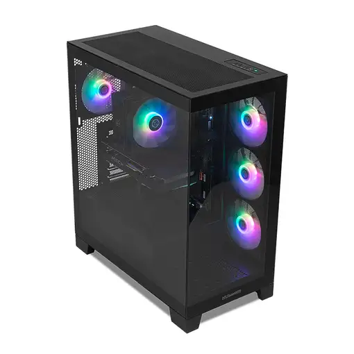 NOX Hummer Glock Black Midi Tower Negro