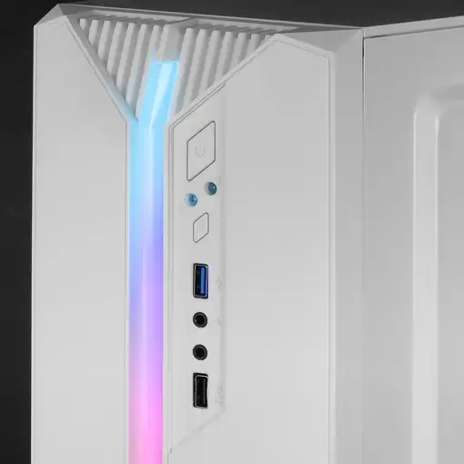 Mars Gaming MC-S1, Caja PC Compacta Gaming Micro-ATX, Iluminación ARGB 12 Modos, V