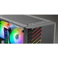 Mars Gaming MC-VOLT, Caja Gaming ATX, Ventilador ARGB 120mm, Rejilla Frontal ARGB,