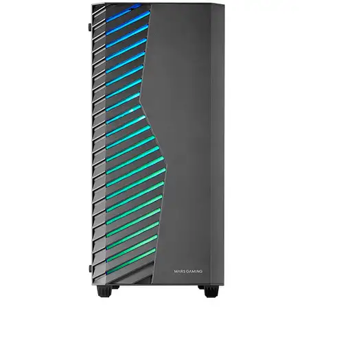 Mars Gaming MC-VOLT, Caja Gaming ATX, Ventilador ARGB 120mm, Rejilla Frontal ARGB,