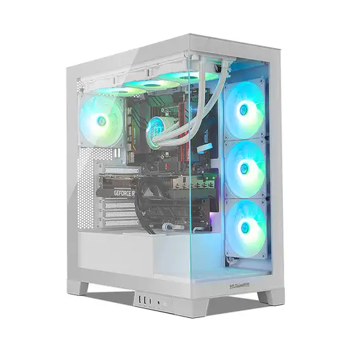 NOX Hummer Glock Midi Tower Blanco