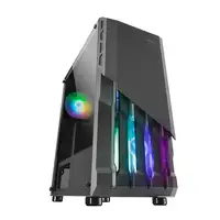 Mars Gaming MC-X2, Caja PC Gaming ATX, Frontal Acero FRGB, 2 Ventiladores 12cm FRG