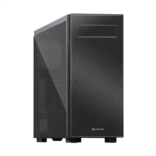 Chieftec AL-02B-TG-OP carcasa de ordenador Torre Negro