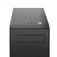 Chieftec AL-02B-TG-OP carcasa de ordenador Torre Negro
