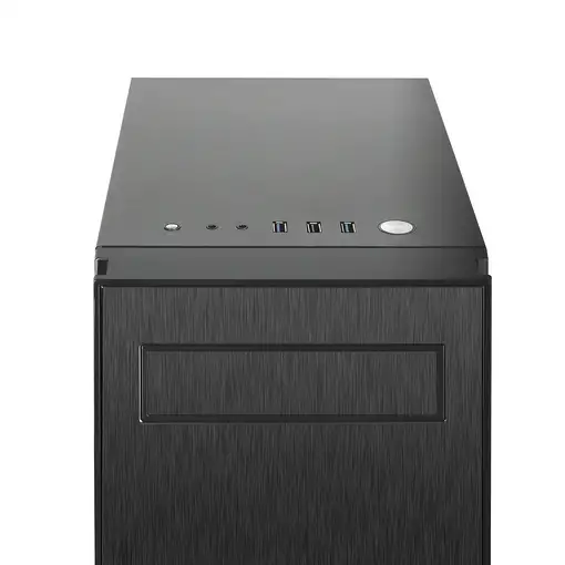 Chieftec AL-02B-TG-OP carcasa de ordenador Torre Negro
