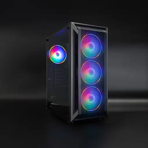 TooQ Caja Semitorre Gaming Ragnärok, Negra