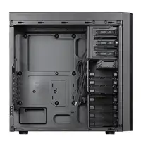 Chieftec CW-01B-OP carcasa de ordenador Torre Negro
