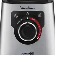 Moulinex LM871D 1,5 L Batidora de vaso 1200 W Acero inoxidable, Gris