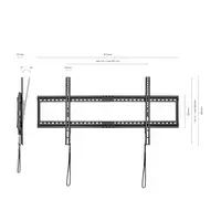 AISENS Soporte ECO Inclinable para Monitor/TV 75Kg de 37-90, Negro