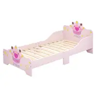 Cama para Niños de +3 Años 143x73x60 cm Carga 50 kg Rosa HOMCOM