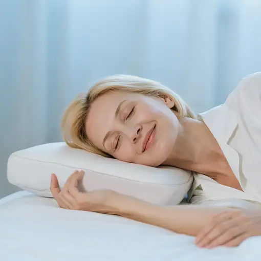 Almohada Viscoelástica de Espuma Viscoelástica con Diseño Ergonómico HOMCOM